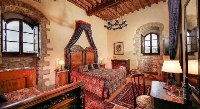 Номер Deluxe Castello Di Tornano Wine Relais