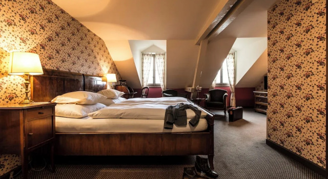 Двухместный номер Superior с видом на озеро Grandhotel Giessbach