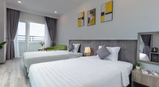 Двухместный номер Deluxe с видом на море Nha Trang Moony Hotel