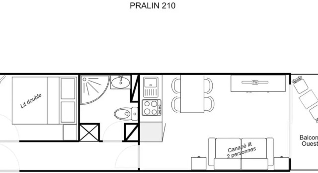 Appartement Méribel, 2 pièces, 4 personnes - FR-1-182-208