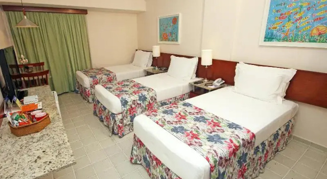 Трёхместный номер Luxury Kastel Manibu Recife - Boa Viagem