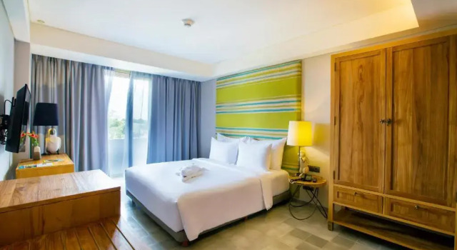 Двухместный номер Deluxe с балконом Отель Tijili Hotel Seminyak
