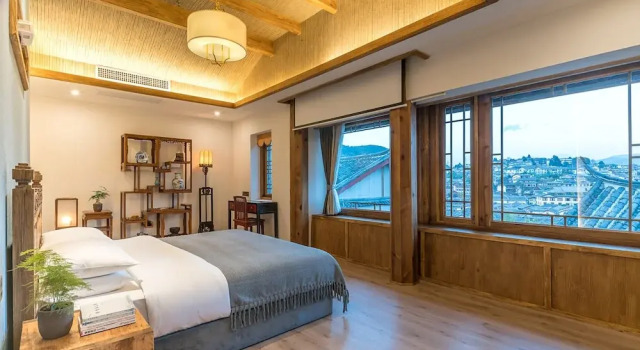 Двухместный номер Standard с видом на город Lijiang FYS Wen Jin Yuan Hotel
