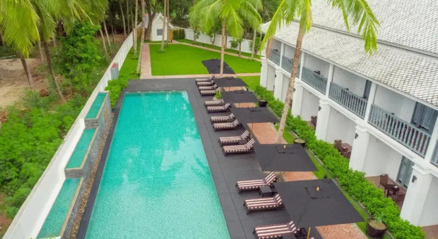 Двухместный номер Standard с видом на бассейн Souphattra Hotel Luang Prabang