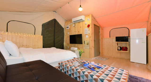 Gapyeong Gratia glamping, Забронировать Кемпинг Кемпинги и глэмпинги Деокхеон, Кемпинг