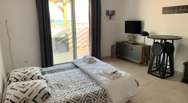 Studio Les Pieds Dans L'eau Vue Sur Mer (Adults Only), Varaa Huoneisto Linguizzetta 