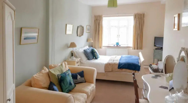 Standard- dobbelt værelse med haveudsigt Goss Hall Bed & Breakfast