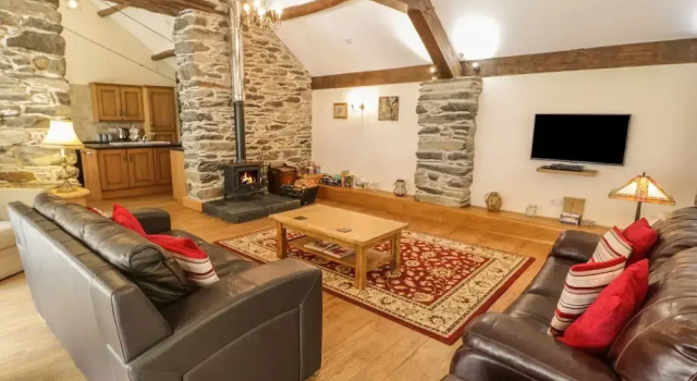 Hendoll Barn, Buchen Sie Ferienhaus Fairbourne Snowdonia