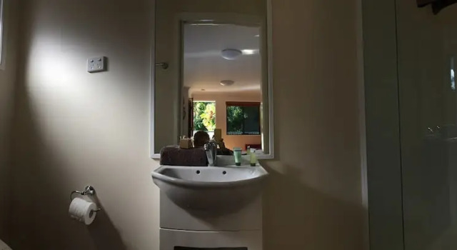 Villa med altan Mapleton Cabins & Caravan Park