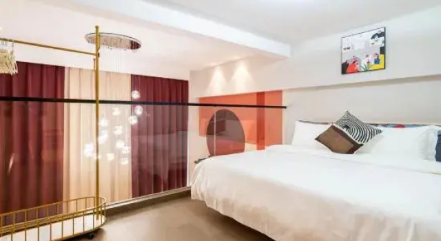 Люкс с видом на море Manxin Hotel Dalian Xinghai Square