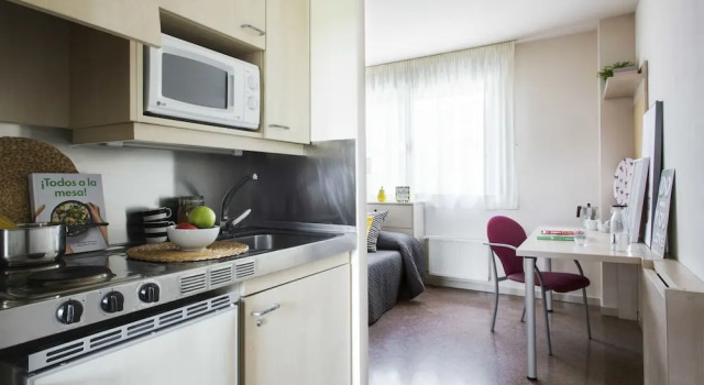 Студия c 1 комнатой Residencia Universitaria Resa Manuel Agud Querol