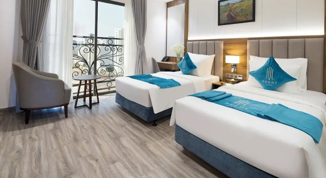 Двухместный номер Deluxe с балконом и с видом на море Avari Hotel