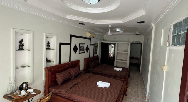 Четырёхместный семейный номер Standard с видом на сад The one residence by soul