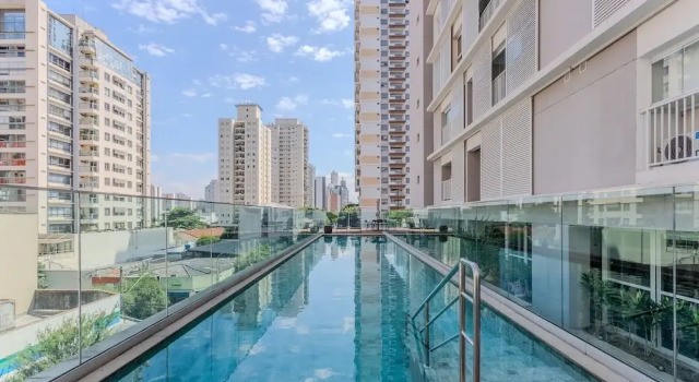 Studio w/ Pool Near Morumbi Shopping Mall Jbn0043