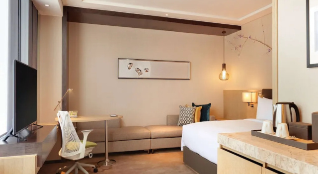 Двухместный номер Standard с видом на реку Hilton Garden Inn Dandong