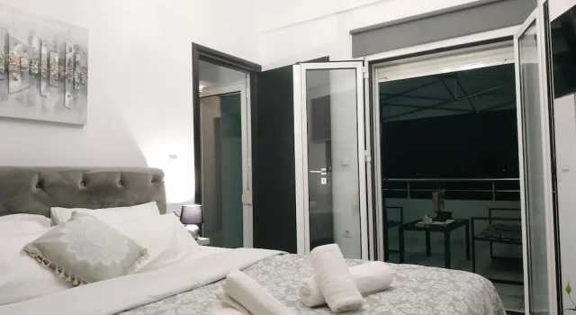 Апартаменты с 3 комнатами с балконом и с видом на море Sea View Maisonette in Chania