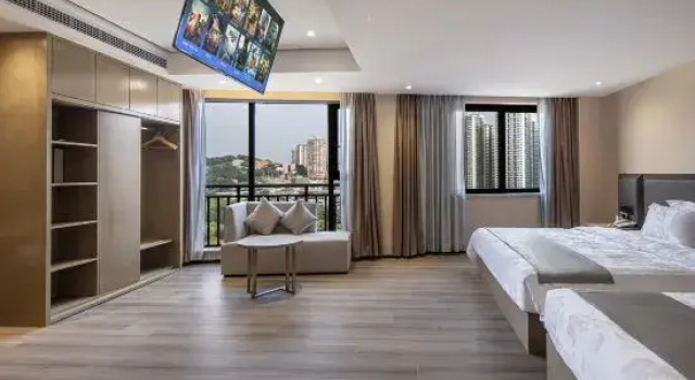 Семейный люкс Wanjiang Rice Hotel (Chongqing Ciqikou Guzhen Branch)