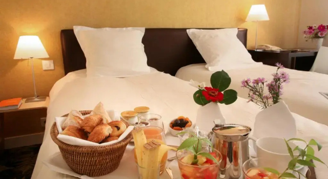Одноместный номер Standard Hôtel Restaurant Ar Milin-Logis hôtels
