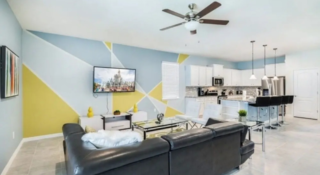 Lovely 8bd Pool Spa Gm Hm Windsor At Westside-8917 8 Bedroom Home by Redawning, Rezerwuj Ośrodek wypoczynkowy Kissimmee Kissimmee