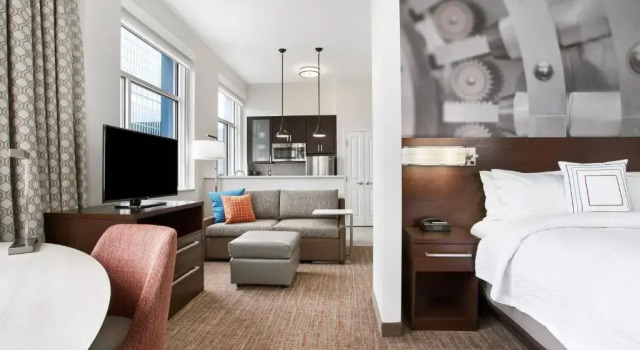 Двухместный люкс Residence Inn by Marriott Wilmington Downtown