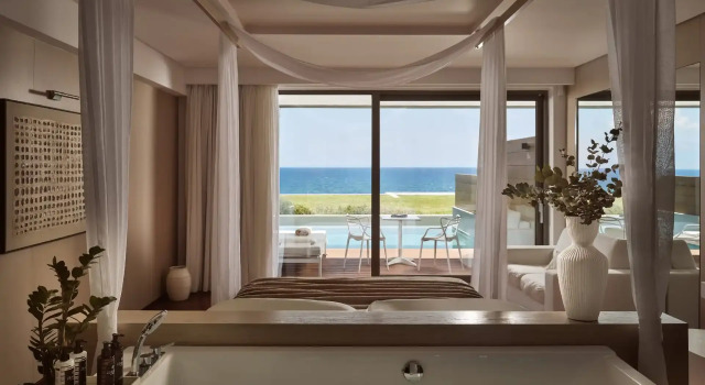 Люкс Honeymoon с видом на море Lesante Blu