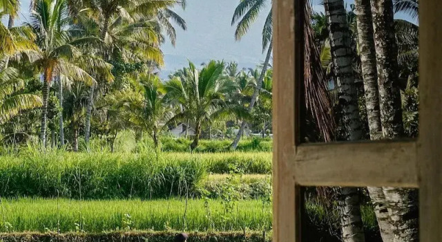 Двухместный номер Superior с балконом и с видом на горы Les Rizieres Lombok