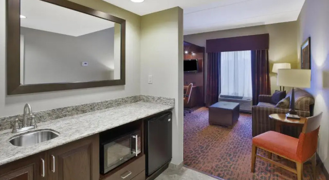 Студия Hampton Inn Brockport, NY