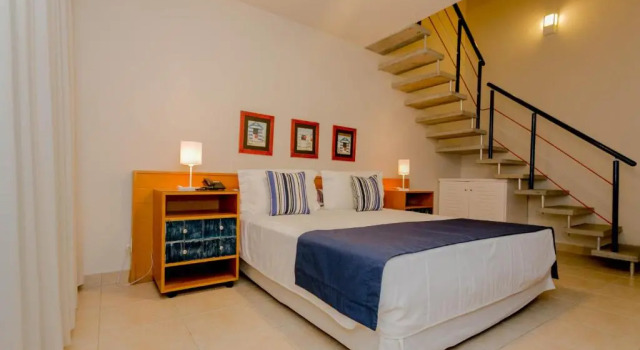 Четырёхместный номер Standard с видом на горы Beach Hotel Juquehy