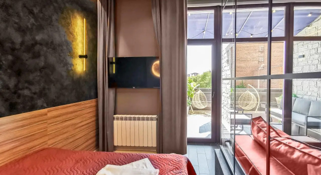 Apartments on 33 Sazonova Street, Boek Appartement Goedkope hotels in Omsky District