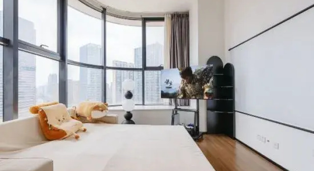 Люкс "With Wind and You · Mahjong Projection · Game Console · Suite Apartment (Dongjiao Memory Store