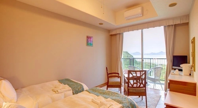 Двухместный номер Standard с балконом и с видом на океан AJ Resort Island Ikeijima