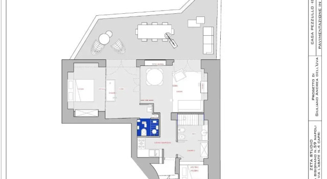 Апартаменты Luxury с 2 комнатами с видом на море Eremo di Montevergine Ischia Apartments