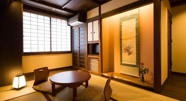 Номер с душем Japanese-Style Standard Matsubaya Ryokan