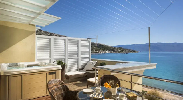 Люкс с балконом и с видом на море Valamar Atrium Residence