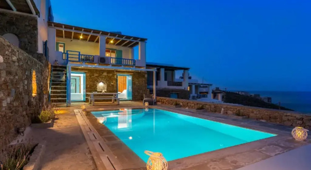 Вилла с 3 комнатами с видом на море Wild View Mykonos