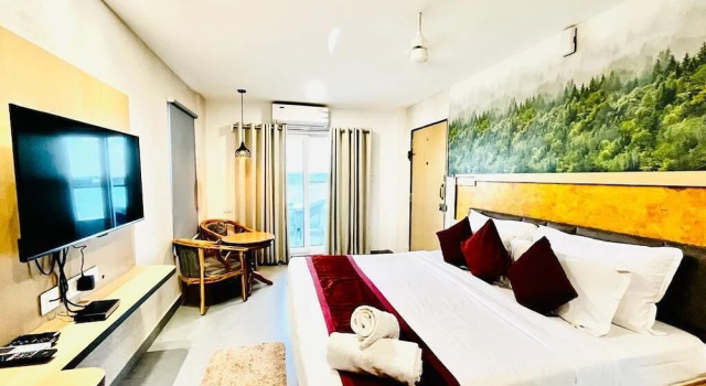 Номер Standard с балконом и с видом на озеро Hotel Lake View Airport zone