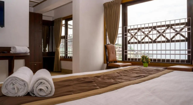 Gangtok Central Rooms, Varaa Hotelli Gangtok Sikkim, lähellä Enchey Monastery