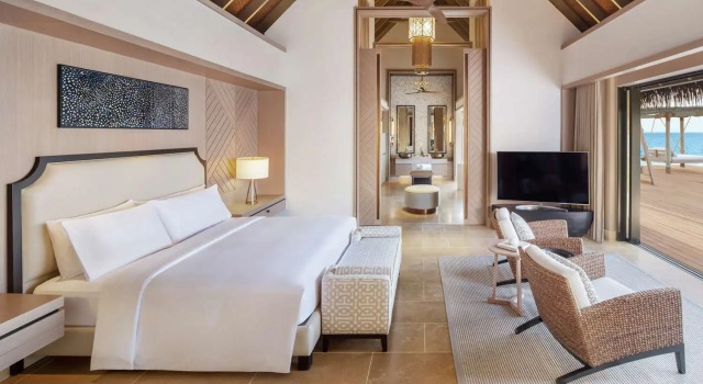 Reef Вилла с 2 комнатами Отель Waldorf Astoria Maldives Ithaafushi