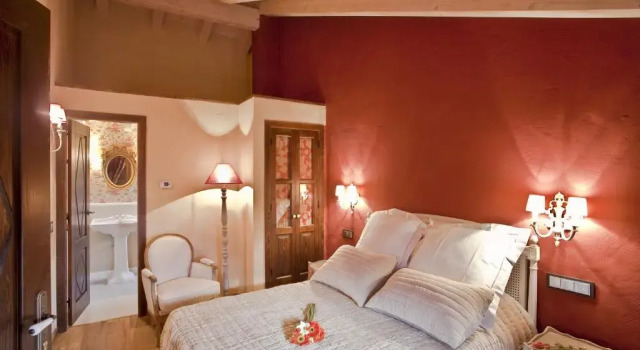Двухместный номер Standard Hotel Boutique Real Posada De Liena con jacuzzi en "habitacion de hidromasaje"