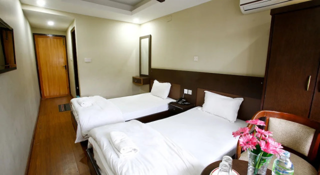 Двухместный номер Deluxe с балконом Hotel Nandini