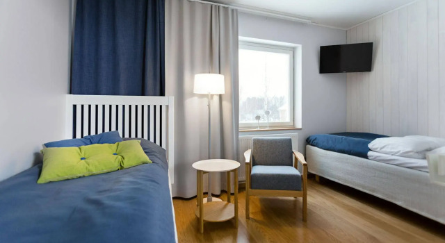 Medlefors Folkhögskola & Konferens, Rezerwuj Hotel Hotele w Lapland Sweden z basenem, Basen