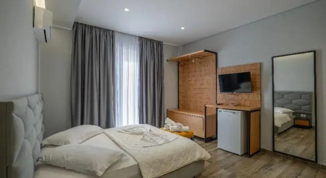 Luksusowy dwuosobowy pokój i balkonem i z widokiem na morze Sunkised Hotel