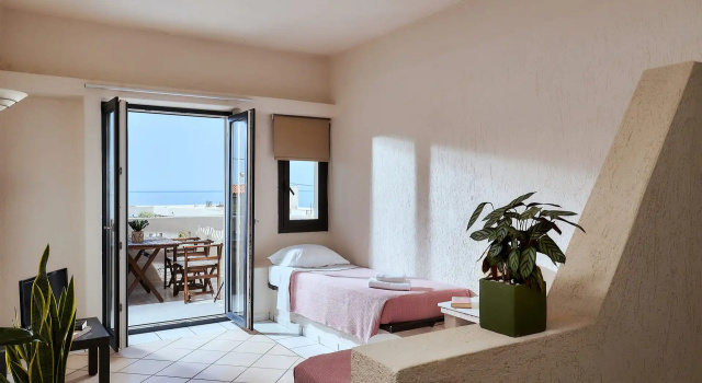 Апартаменты c 1 комнатой с видом на сад Creteco Hotel & Suites