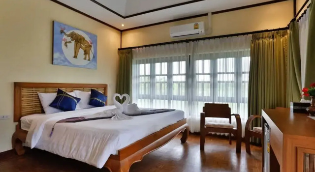 Двухместный номер Deluxe с видом на реку Chang Kaew Resort Chiang Mai
