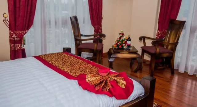 Одноместный номер Standard с балконом и с видом на город Wudasie Castle Hotel