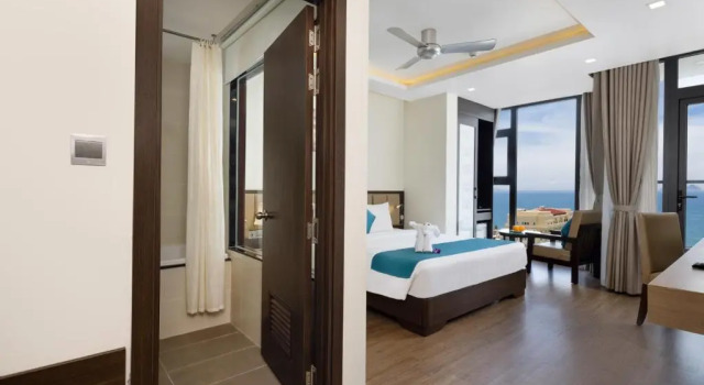Двухместный номер с видом на море Sata Hotel