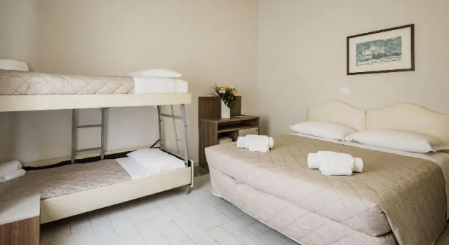 Трёхместный номер Standard с частичным видом на море Hotel Belvedere Rimini