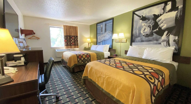 Четырёхместный номер Standard Super 8 by Wyndham Newport News/Jefferson Ave