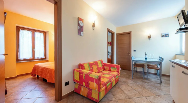 Апартаменты Цокольный этаж с 2 комнатами Agriturismo Cantine Bevione - Family Apartments with panoramic view