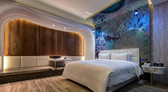 Deluxe Dvoulůžkový s manželskou postelí pokoj Point Motel